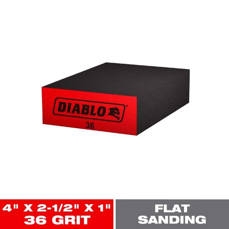 Diablo DFBBLOCCRS01G Sanding Sponge 36G 1Pk