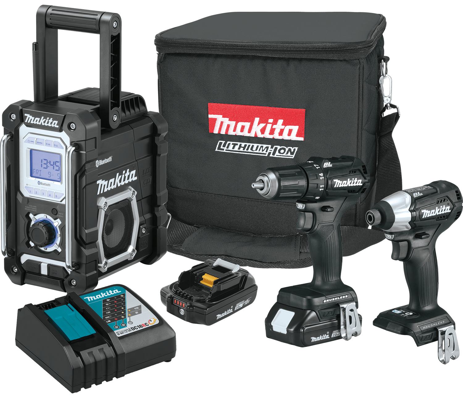 Lithium‑Ion Sub‑Compact Brushless Cordless 3‑Pc. Combo Kit