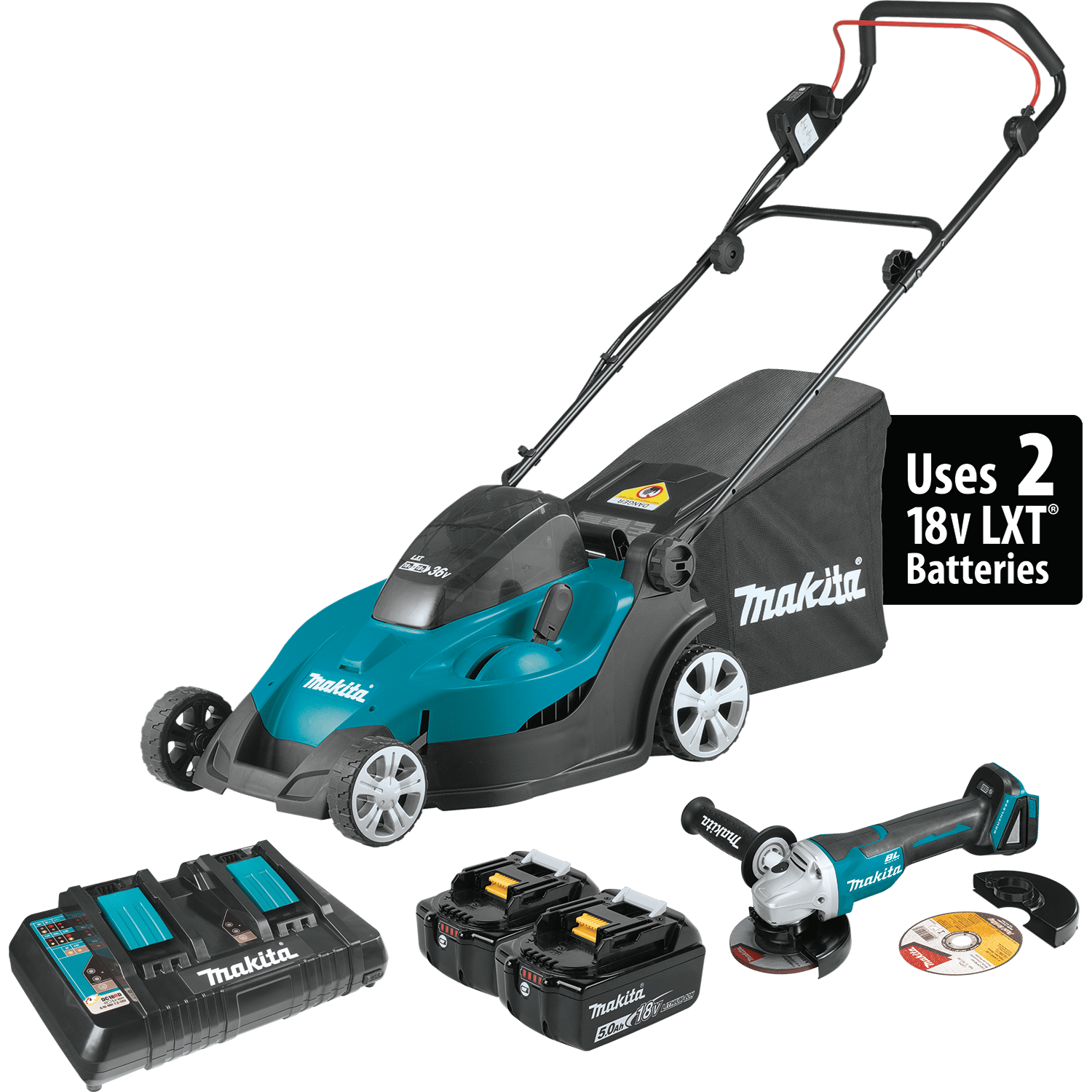 Lawn Mower Kit 5 0Ah and Brushless