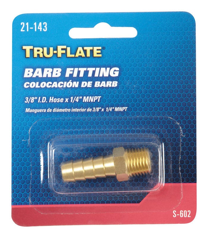 Tru-Flate TRFL21143 Air Hose End3 8Id1 4 Mpt