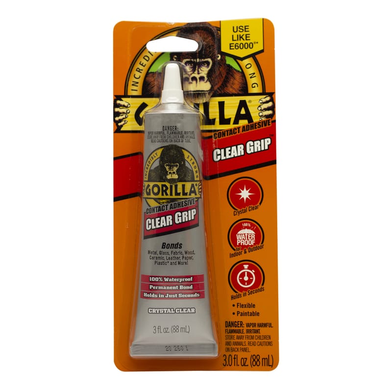Gorilla Glue 8040002 Clr Grip Adh 3Oz