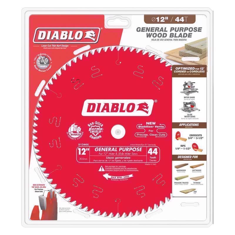 Diablo D1244X 12 , 44-Teeth Circular Saw Blade