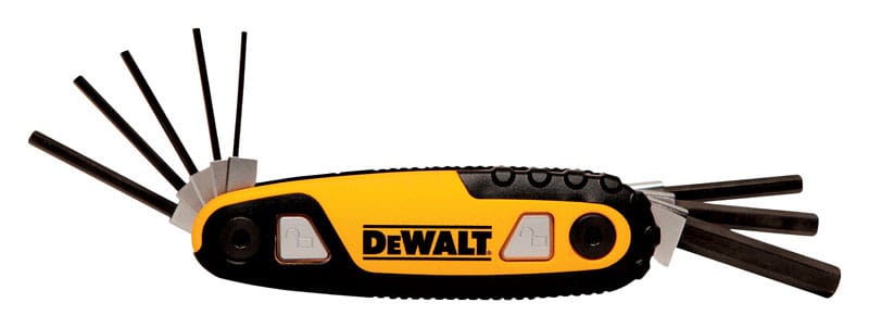 Dewalt DWHT70263M Hex Key Set Mm Folding