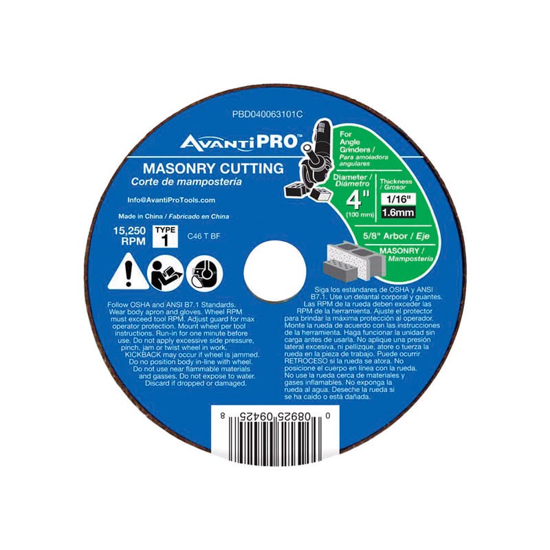 Diablo PBD040063101C Masonry Ap Cutoff Disc 4
