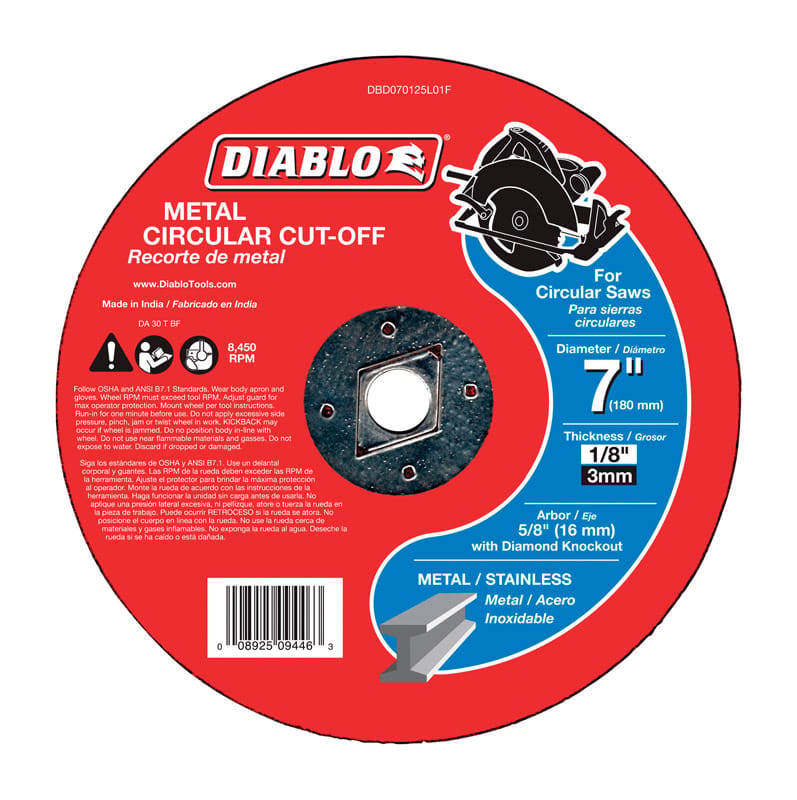 Diablo DBD070125L01F Metal Circ Cutoff Dsc 7