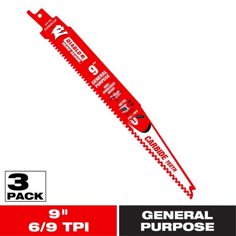 Diablo DS0909CGP3 Carb Genpur Recip 93Pk