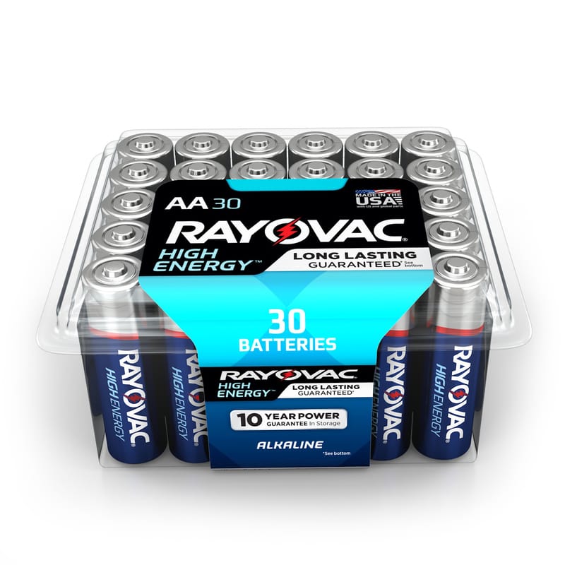 Rayovac 815-30PPTK Battery Alkaline Aa30Pk