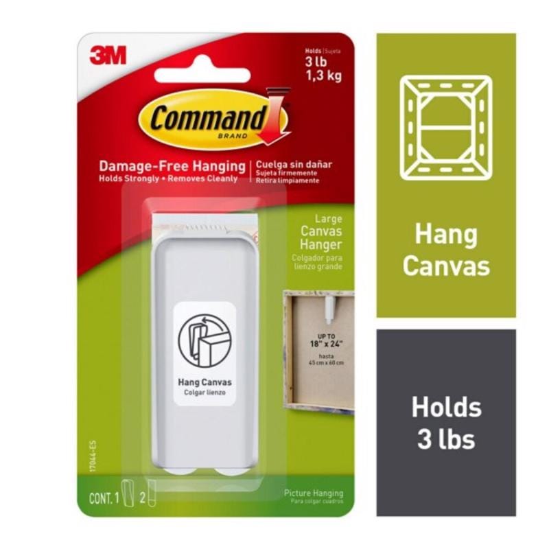3M 17044-ES Canvas Hanger Large Wht