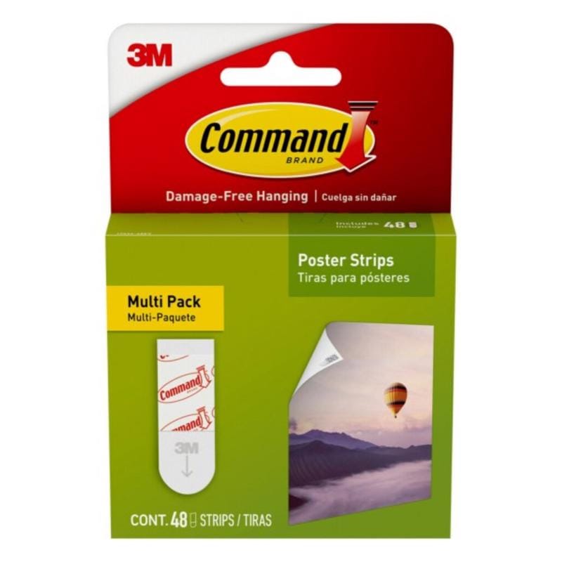 3M 17024-48ES Poster Strps Sm Command