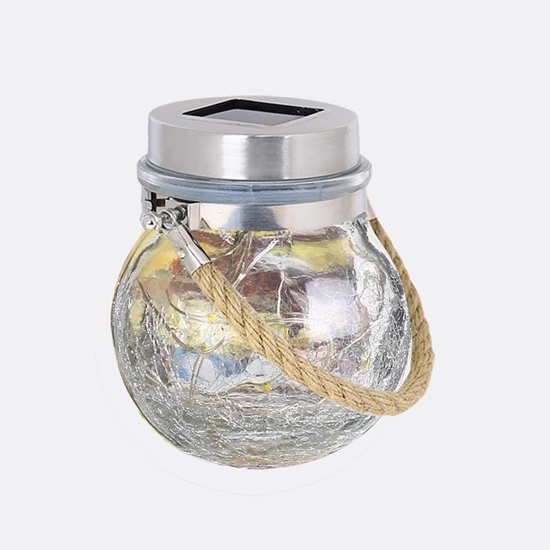Feit Electric GLOBE3 SOL LED Lantern Solr Crk Jar 3