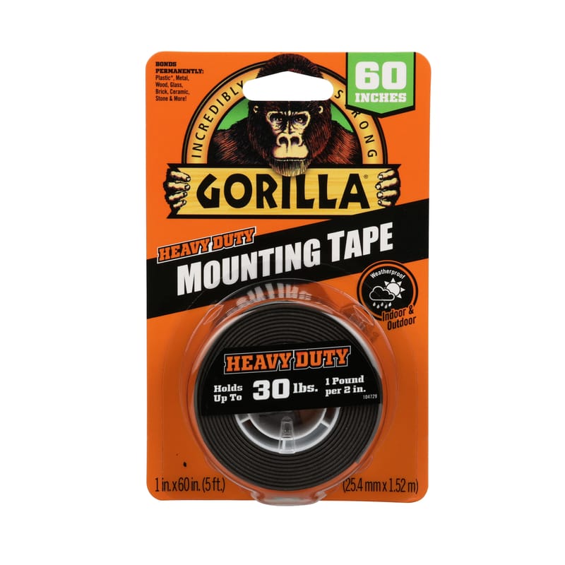 Gorilla Glue 6055002 Mounting Tape Blk