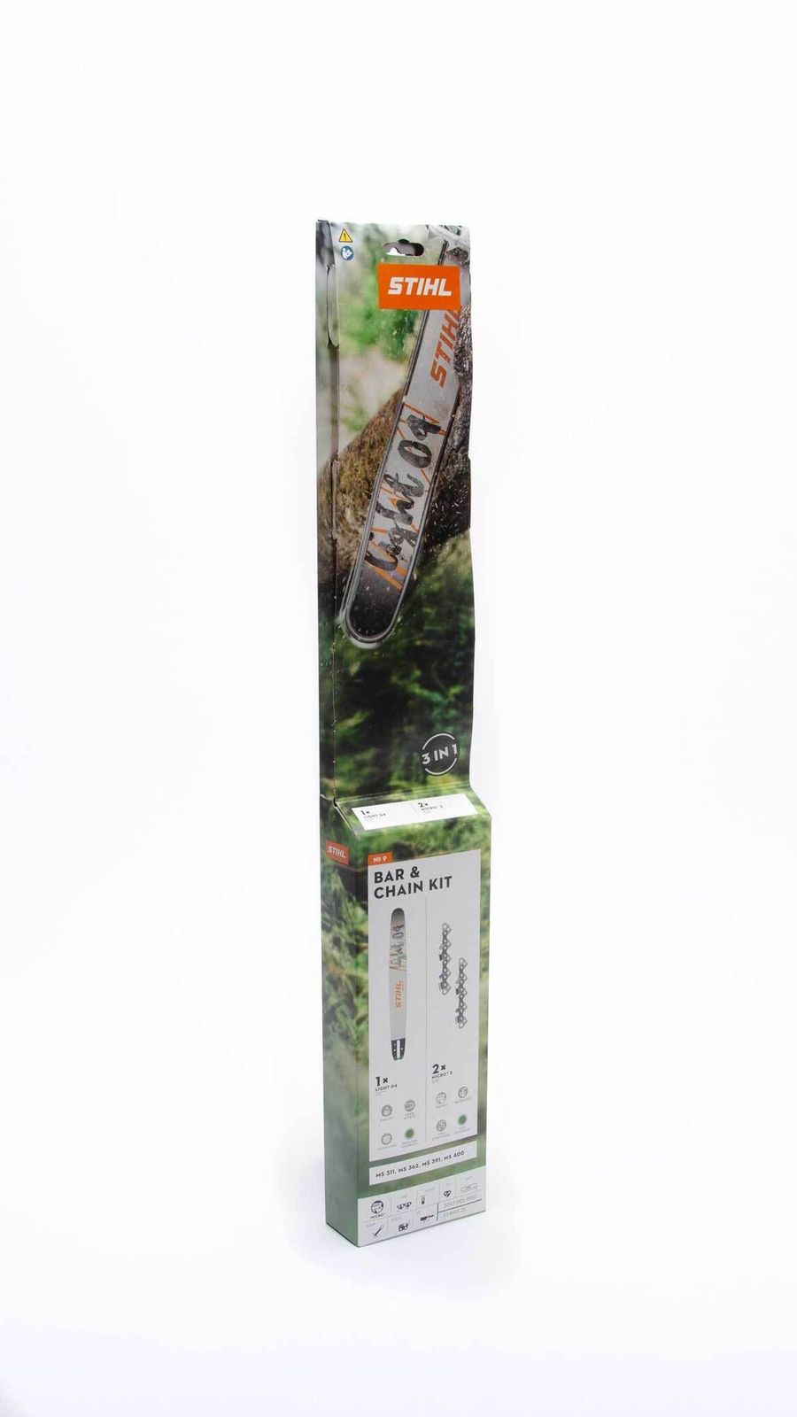 Stihl 3003 005 9905 2+1 Cut Kit 9 - 20” Guide Bar & Saw Chains