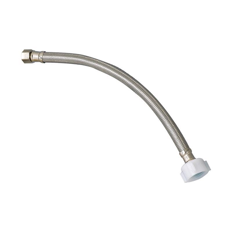 Plumb Pak PP23805 EZ 3/8 in. Compression in. X 7/8 in. D Ballcock 12 in. Stainless Steel Toilet Supply Line