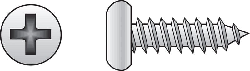 Hillman 0823294 No. 10 Ga. X 1-1/4 in. L Phillips Pan Head Sheet Metal Screws 100 pk