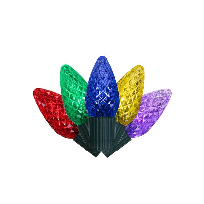 Celebrations 11-06021A Classic LED C9 Multicolored 75 ct String Christmas Lights 49 ft.