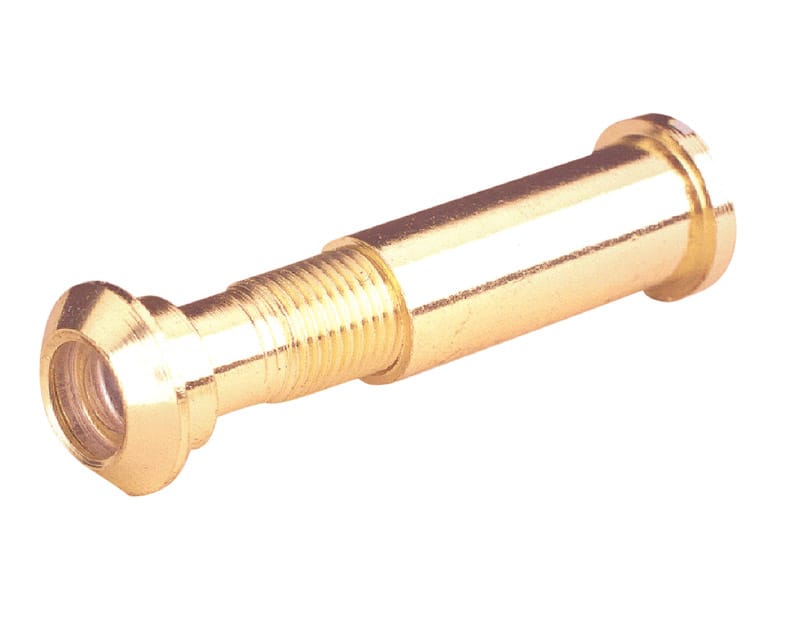 Prime-Line U9895 0.46 in. D 160 deg Polished Brass Brass Door Viewer