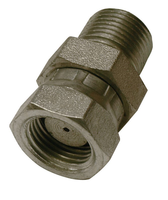 Apache 39004277 Steel 3/8 in. D X 3/8 in. D Hydraulic Adapter 1 pk