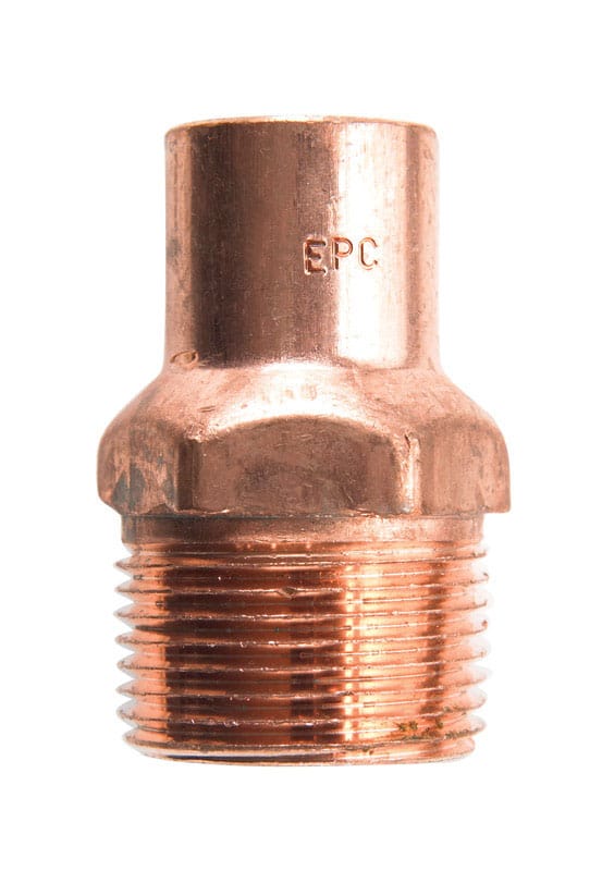 Nibco W01250D 3/4 in. Sweat X 1 in. D MIP Copper Male Adapter 1 pk