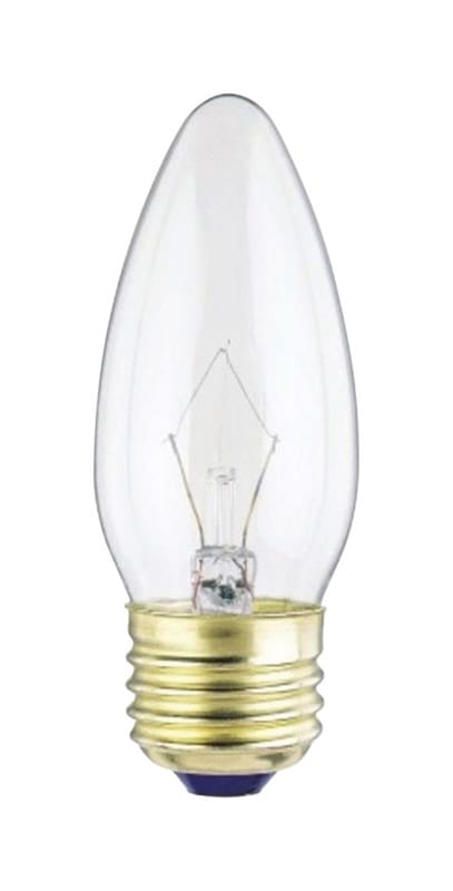 Westinghouse 0373148 25 W B11 Decorative Incandescent Bulb E26 (Medium) Warm White 2 pk
