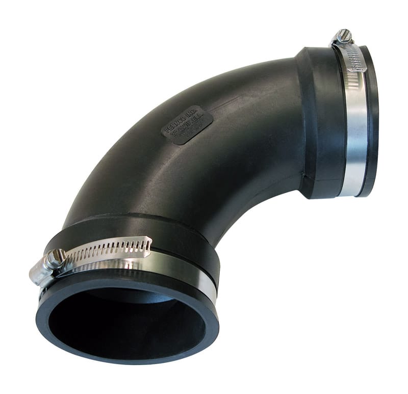 Fernco PQL-300 Schedule 40 3 in. Hub X 3 in. D Hub PVC Elbow 1 pk