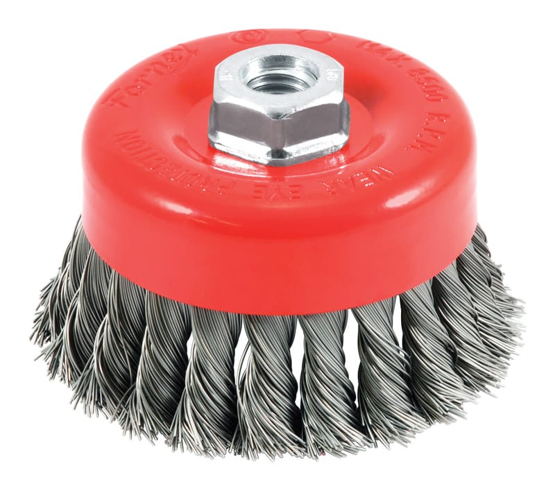 Forney 72753 4"X5/8-11Thd Knot Cup Brush
