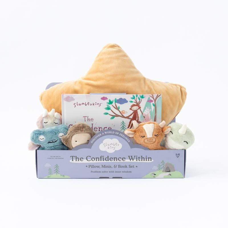 Slumberkins BBB-PLW-STAR The Confidence Within Pillow & Book Set Assorted 7 pc