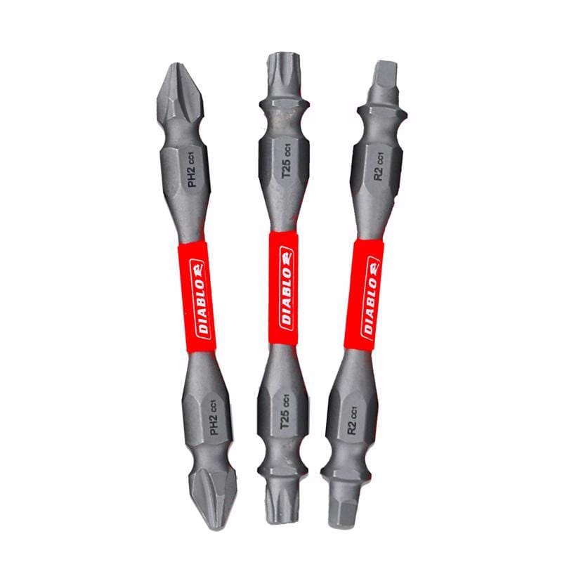 Diablo DDEV25-S3 De Drivr Bit Set 2.5"3Pc