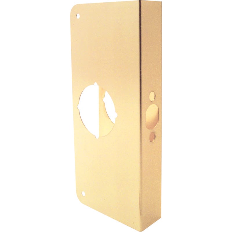 Prime-Line U 9550 9 in. H X 4.31 in. L Brass-Plated Brass Lock and Door Reinforcer