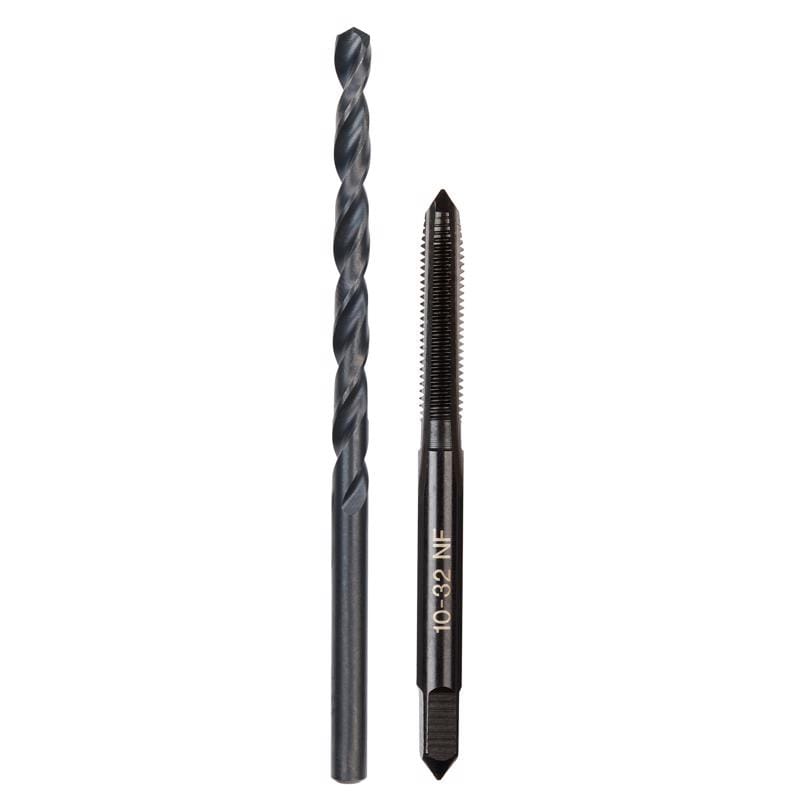 Milwaukee 49-57-5527 SAE 10-32 NF Straight Flute Plug Tap & #21 Drill Bit