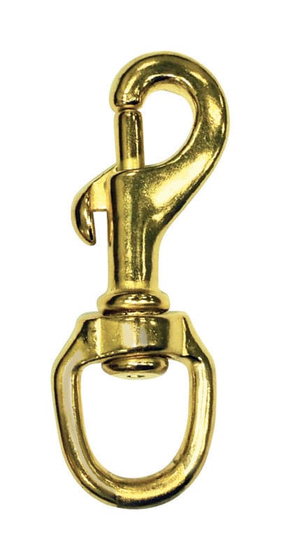 Baron 225B-3/4 3/4 in. D X 3-3/8 in. L Polished Bronze Bolt Snap 16 lb