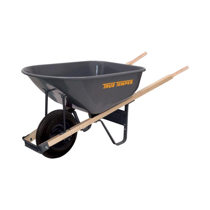 True Temper R625 Steel Residential Wheelbarrow 6 cu ft