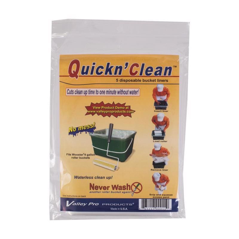 Wooster R471 Quickn Clean Clear 4 gal Plastic Bucket