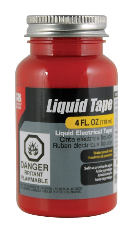 Gardner Bender LTR-400 Liquid Tape Red Rubber Liquid Electrical Tape 4 oz