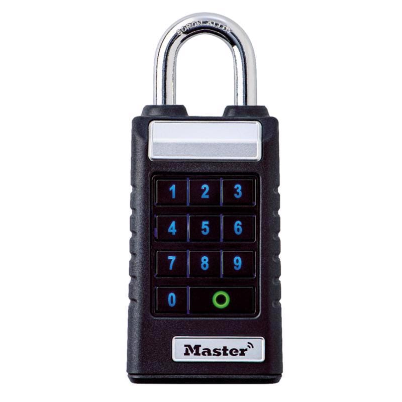 Master Lock 6400ENT 5.43 in. H X 1.71 in. W X 2.43 L Metal Single Locking Bluetooth Bluetooth Padlock