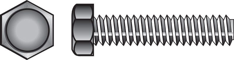 Hillman 221023 3/8 in. D X 1-1/2 in. L Zinc Plated Steel Hex Tap Bolt 100 pk