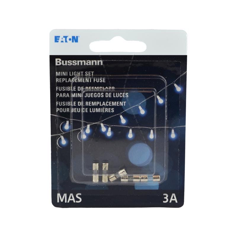 Bussmann BP/MAS-3A 3 amps Tube Fuse 5 pk