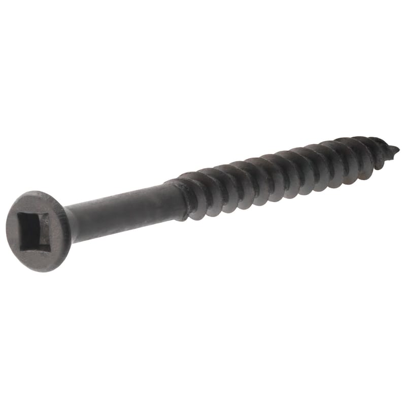 Hillman 41905 No. 6 X 1-5/8 in. L Square Black Phosphate Fine Trim Screws 75 pk