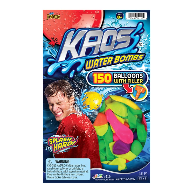 Kasos 116 Water Balloons with Filler 151 pc