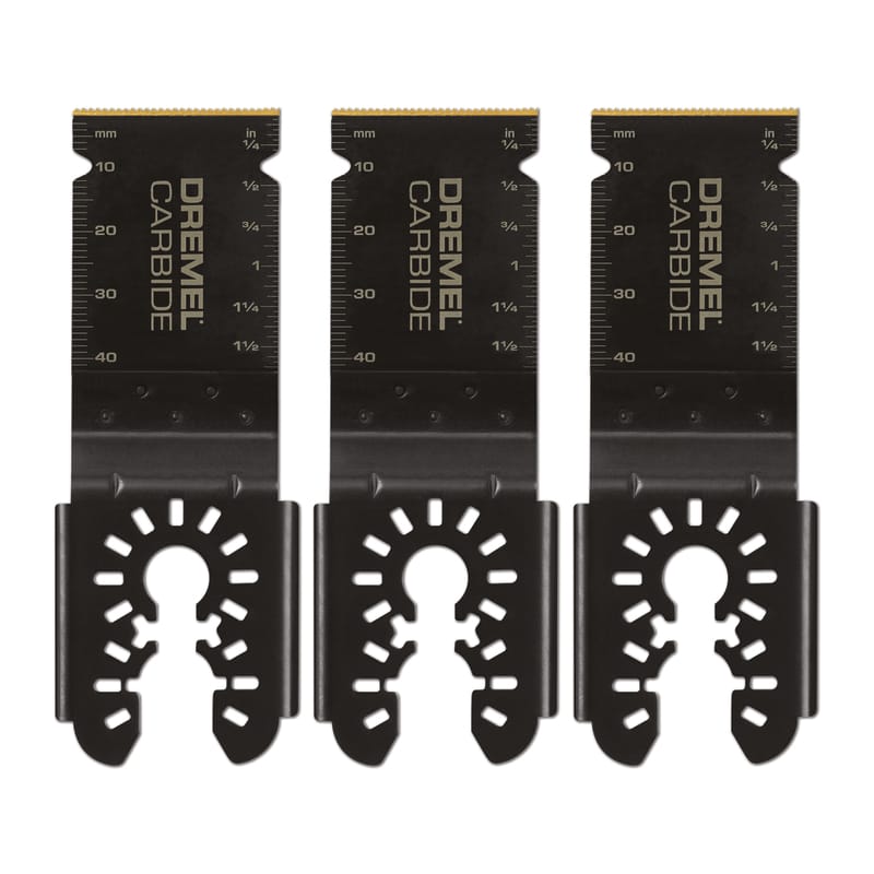 Dremel MM485BU 1-5/8 in. Carbide Universal Flush Cut Blade 3 pk