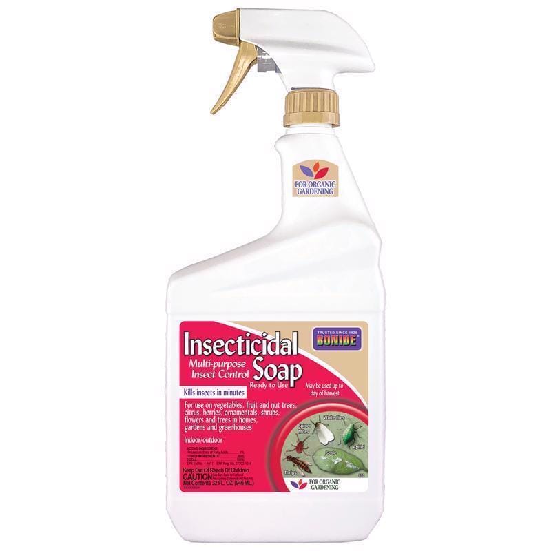 Bonide 6526 Multi-Purpose Organic Insect Killing Soap Liquid 32 oz