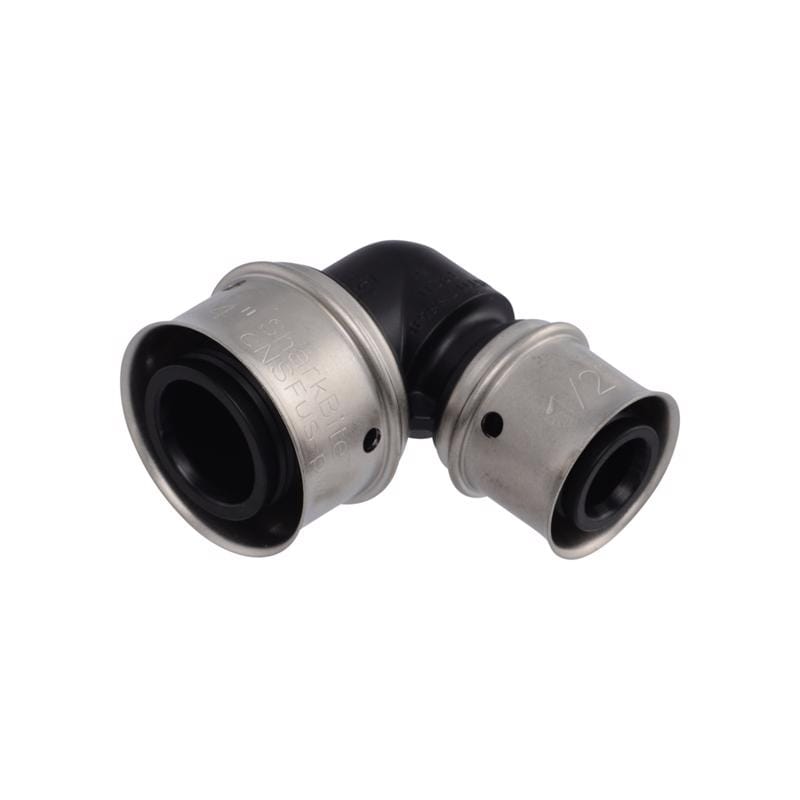 SharkBite UPP274Z PEX Press 3/4 in. Press each X 1/2 in. D Press Poly 90 Degree Elbow