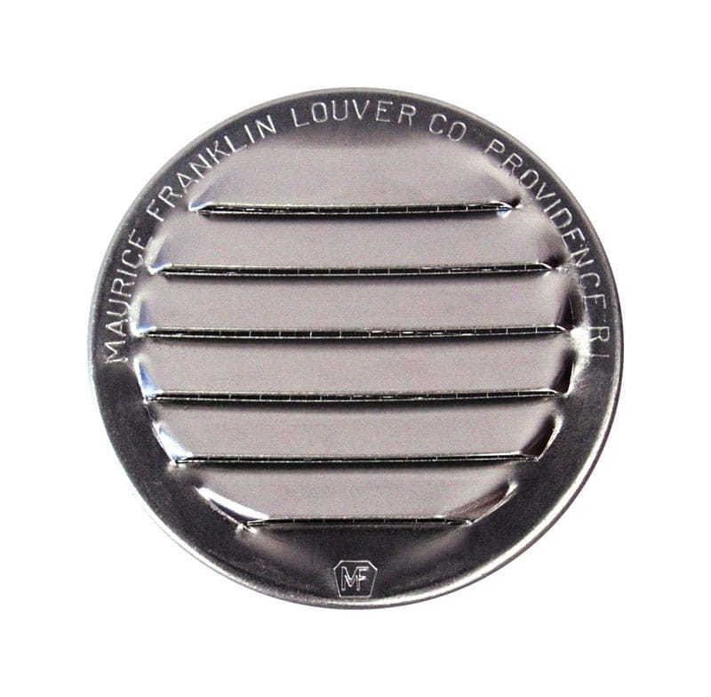 Maurice Franklin Louver RL-100 2 2 in. W X 2 in. L Bright Silver Aluminum Mini Louver