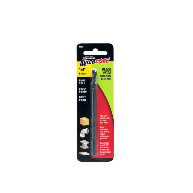 Blu-Mol Xtreme E0100230 QuickCore 1/4 in. Bi-Metal Hole Saw Pilot Bit
