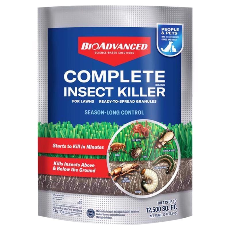 Bioadvanced 700294L Complete Brand Insect Killer for Soil & Turf Granules 10 lb