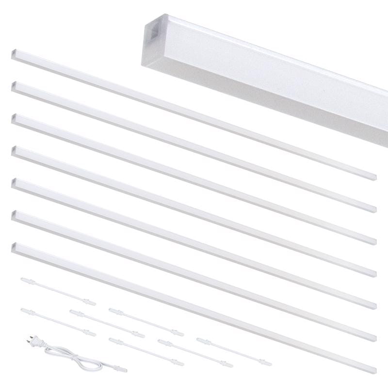 Armacost Lighting 356312 44 in. L White Plug-In LED Strip Tape Light Kit 4 pk