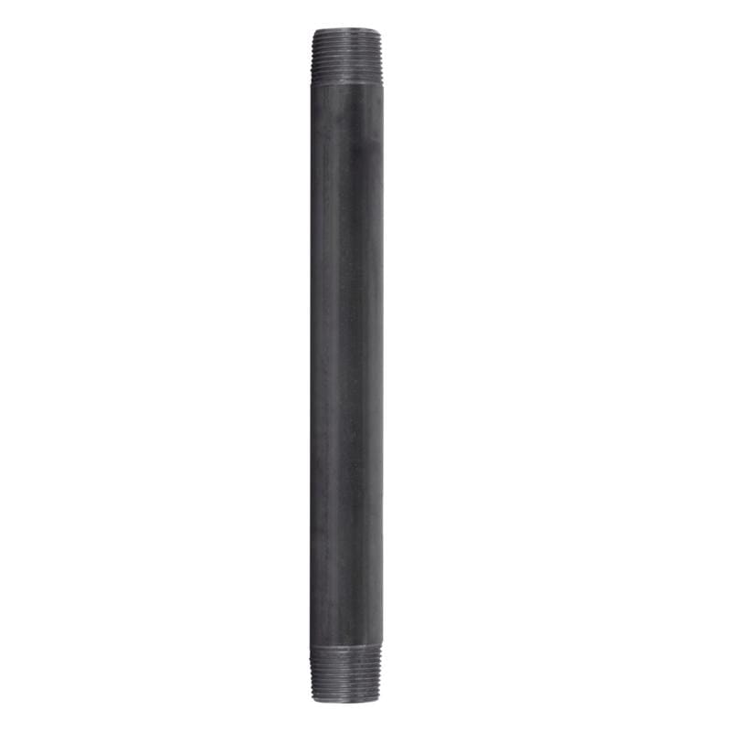 Ace Trading - Nipple 302U1X12 STZ Industries 1 in. MIP each X 1 in. D MIP Black Steel 12 in. L Nipple