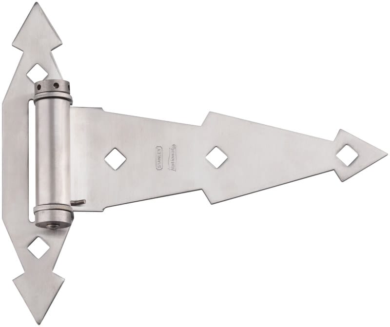 National Hardware N348-524 7 in. W X 7 in. L Stainless Steel Stainless Steel Ornamental T Hinge 1 pk