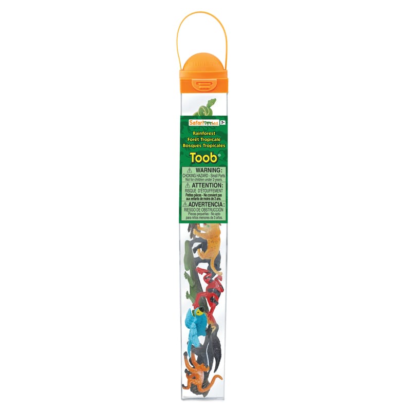Safari LTD. 680504 Toobs Rainforest Toy Assorted 11 pc