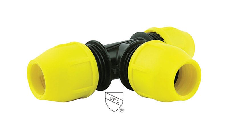 Home-Flex 18-401-005 Underground 1/2 in. IPS in. X 1/2 in. D IPS in. Polyethylene Tee