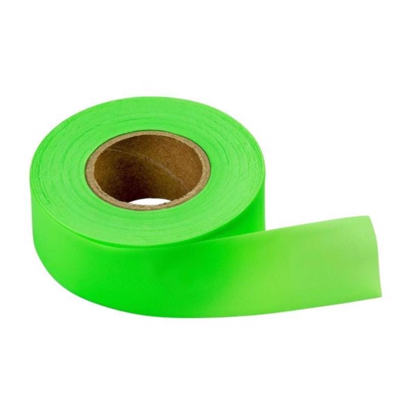 C.H. Hanson 17001 150 ft. L X 1.2 in. W PVC Flagging Tape Fluorescent Lime